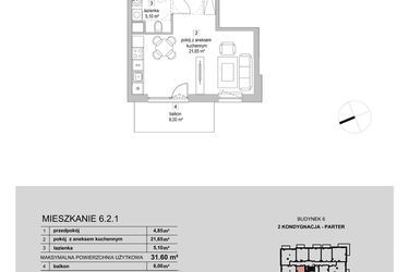 Plan inwestycji Osiedle Przyjemne III 6